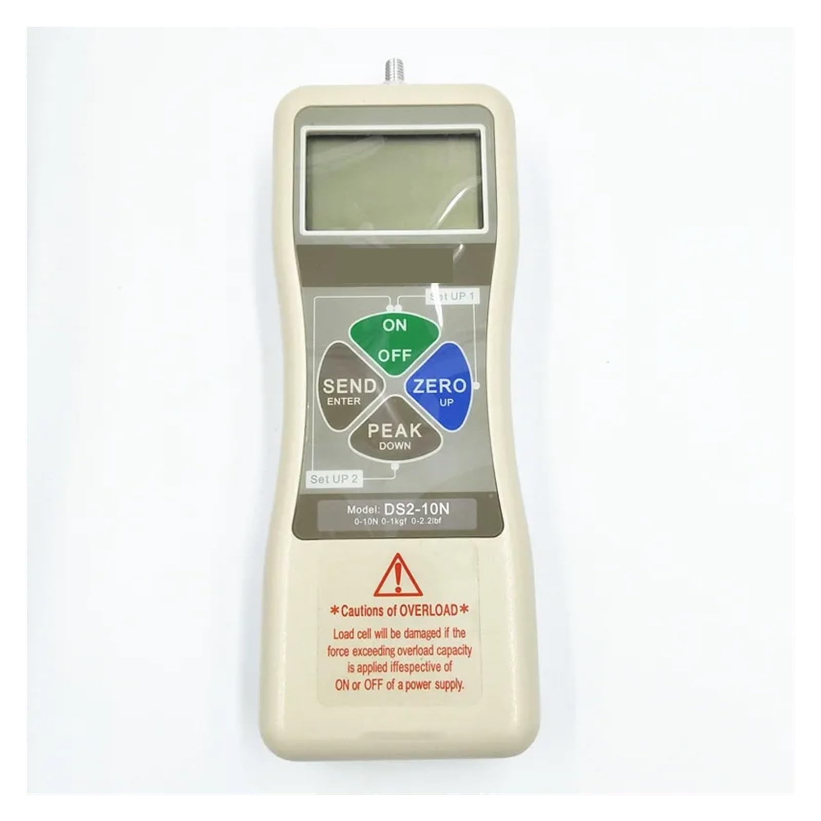Dinamómetro digital portátil de alta precisión con medidor fuerza tracción y empuje, CD-ROM salida for computadora Para Física Mecánica(DS2-50N)