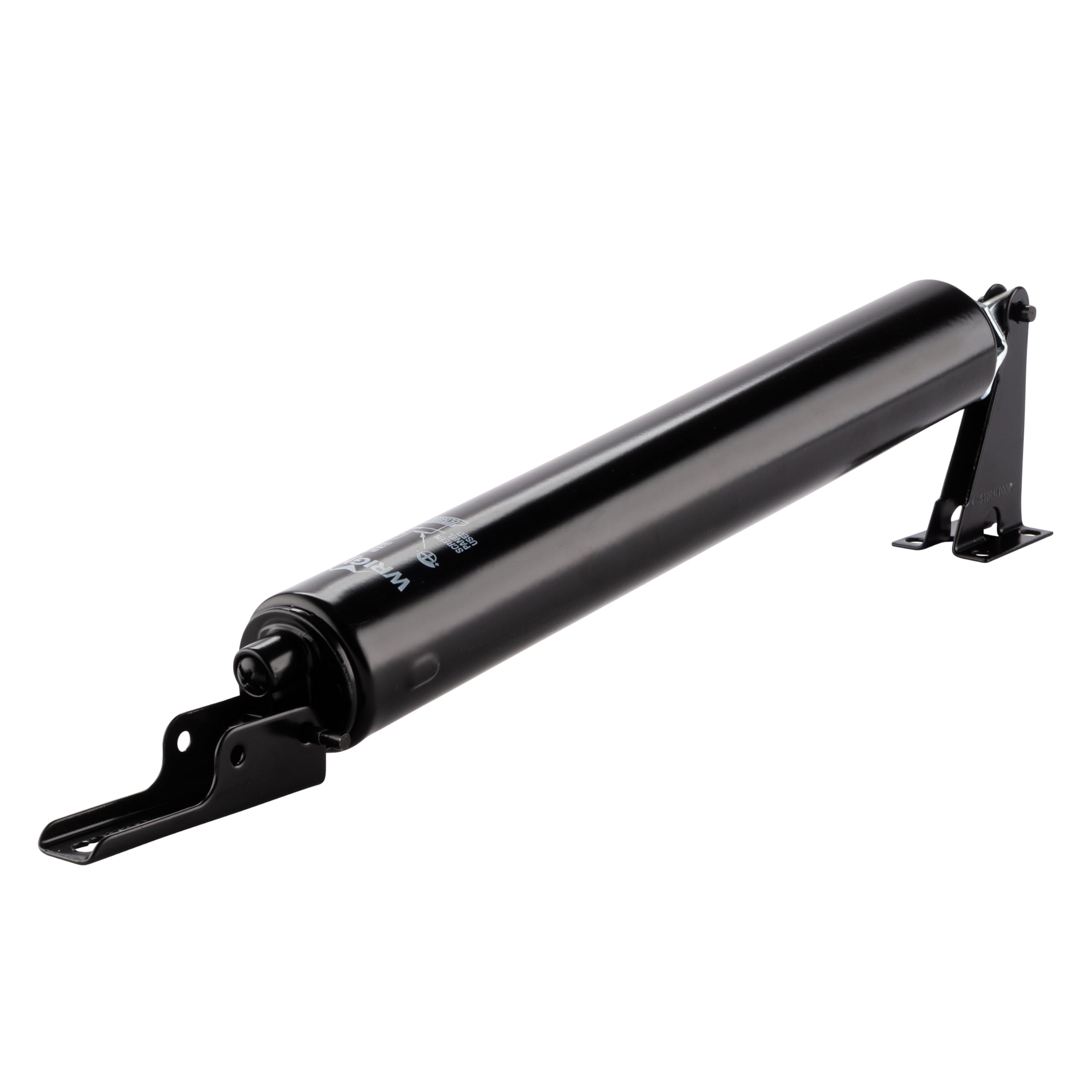 Wright Products Heavy-Duty Pneumatic Storm Door Closer – Durable, Adjustable, Quiet-Closing with Hold-Open Feature (Transitional, Black)