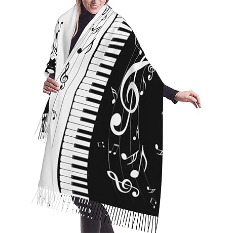 Piano Scarf: Indulge in a Symphony of Style and Comfort
