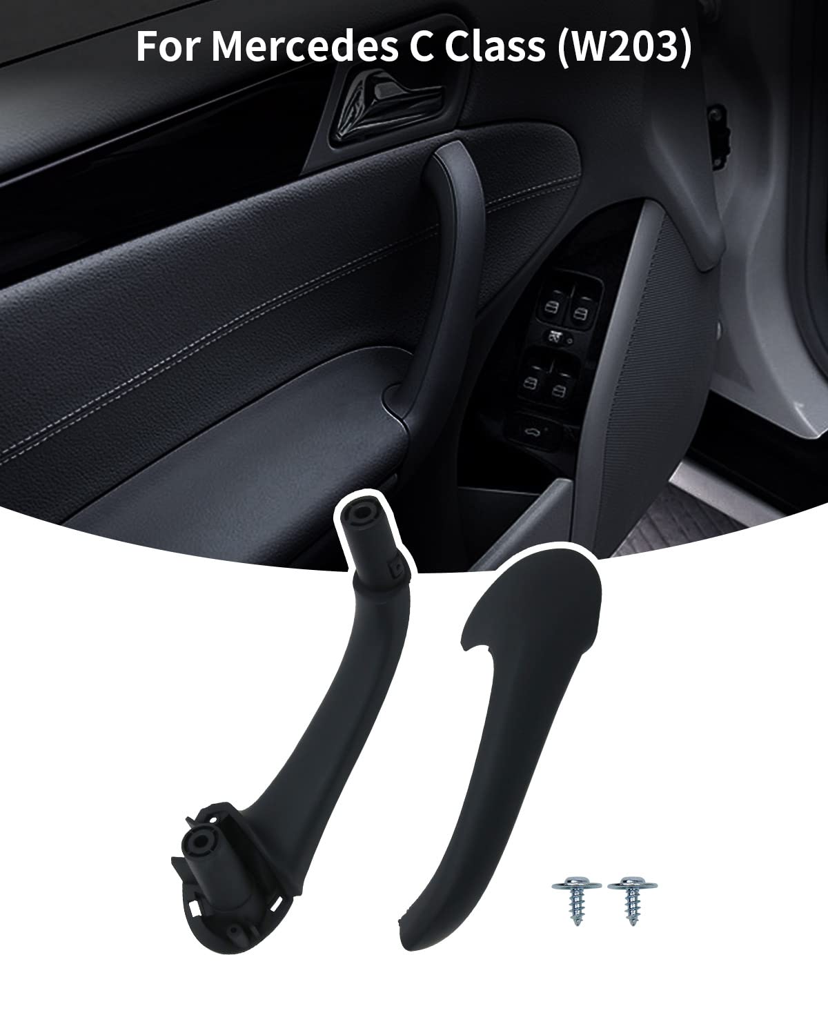 APPERFiT Türgriff Innentüren Mercedes C-Klasse W203 - Kompatibel Mit C230, C240, C280, C320