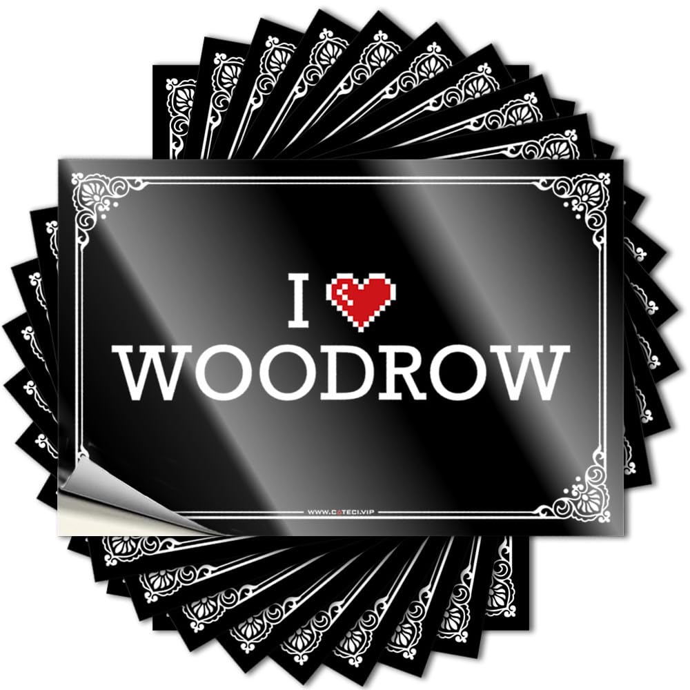 Sticker Crazy, Interesting Garage I Love Woodrow | Front Porch Fall Decor Outside Porch(12X18CM)