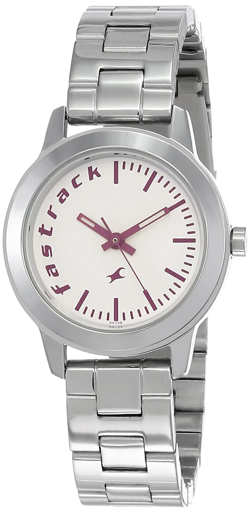 Fastrack Stainless Steel Fundamentals Analog White Dial Womens Watch-Nl68008Sm01/Np68008Sm01, Band Color:Silver (B07D2JH6X9) Amazon Price History, Amazon Price Tracker