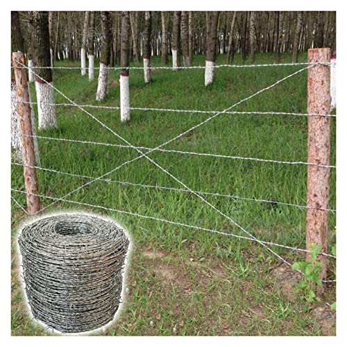 Grillage métallique durable et fil barbelé zingué de sécurité extérieure - 2
