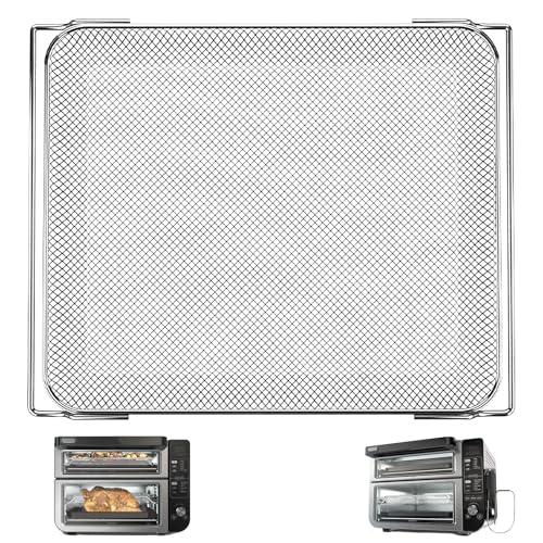 Image of Smart Double Oven Accessories for Ninja DCT401 DCT451 12 in 1, 13''x12.6'' Steel Toaster Replacement Parts Accessories Dehydrator Grill Rack for Ninja DCT601 DCT651 DCT402BK Smart Oven