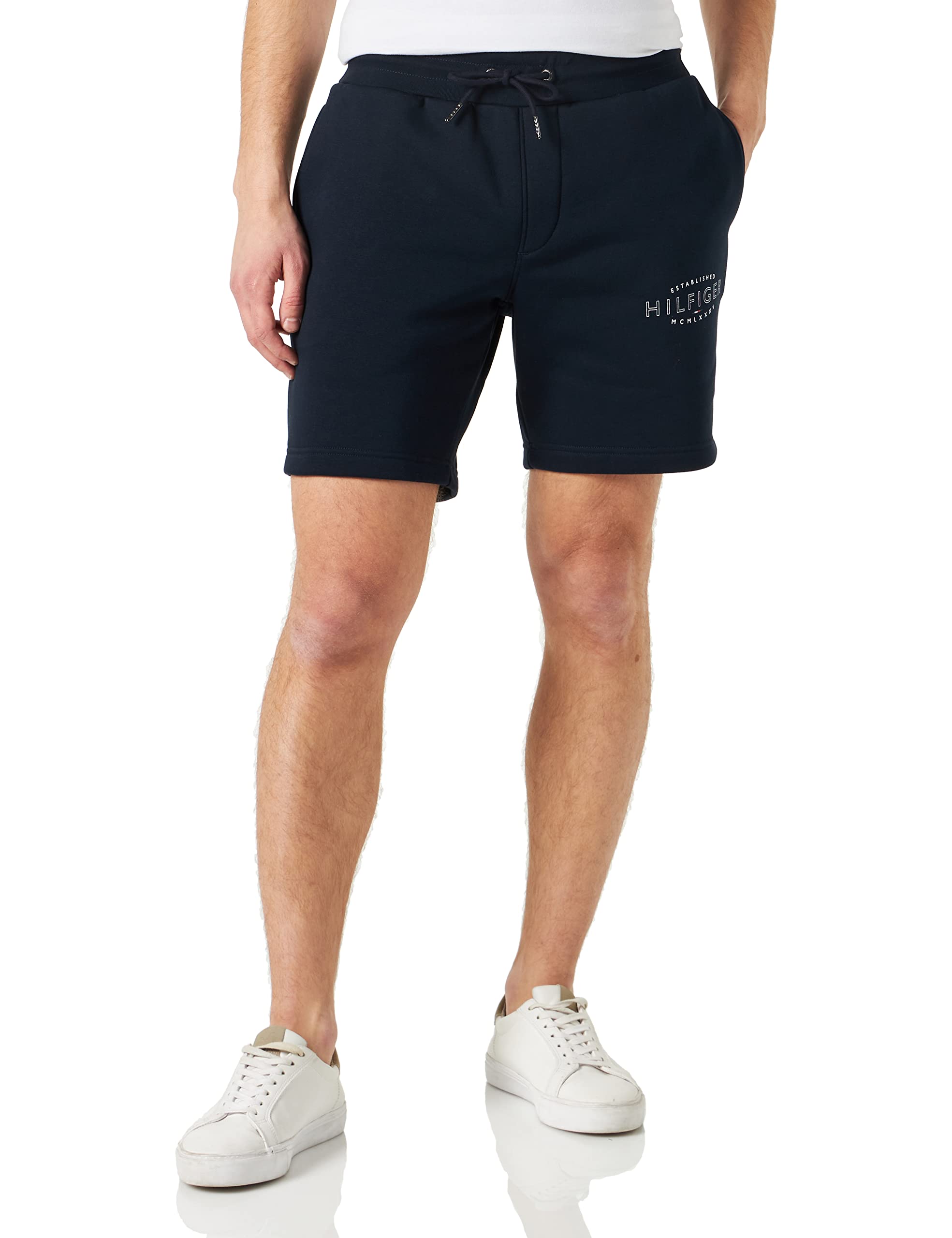 Tommy Hilfiger Pantalón Corto con Logotipo de Hilfiger Curve Hombre
