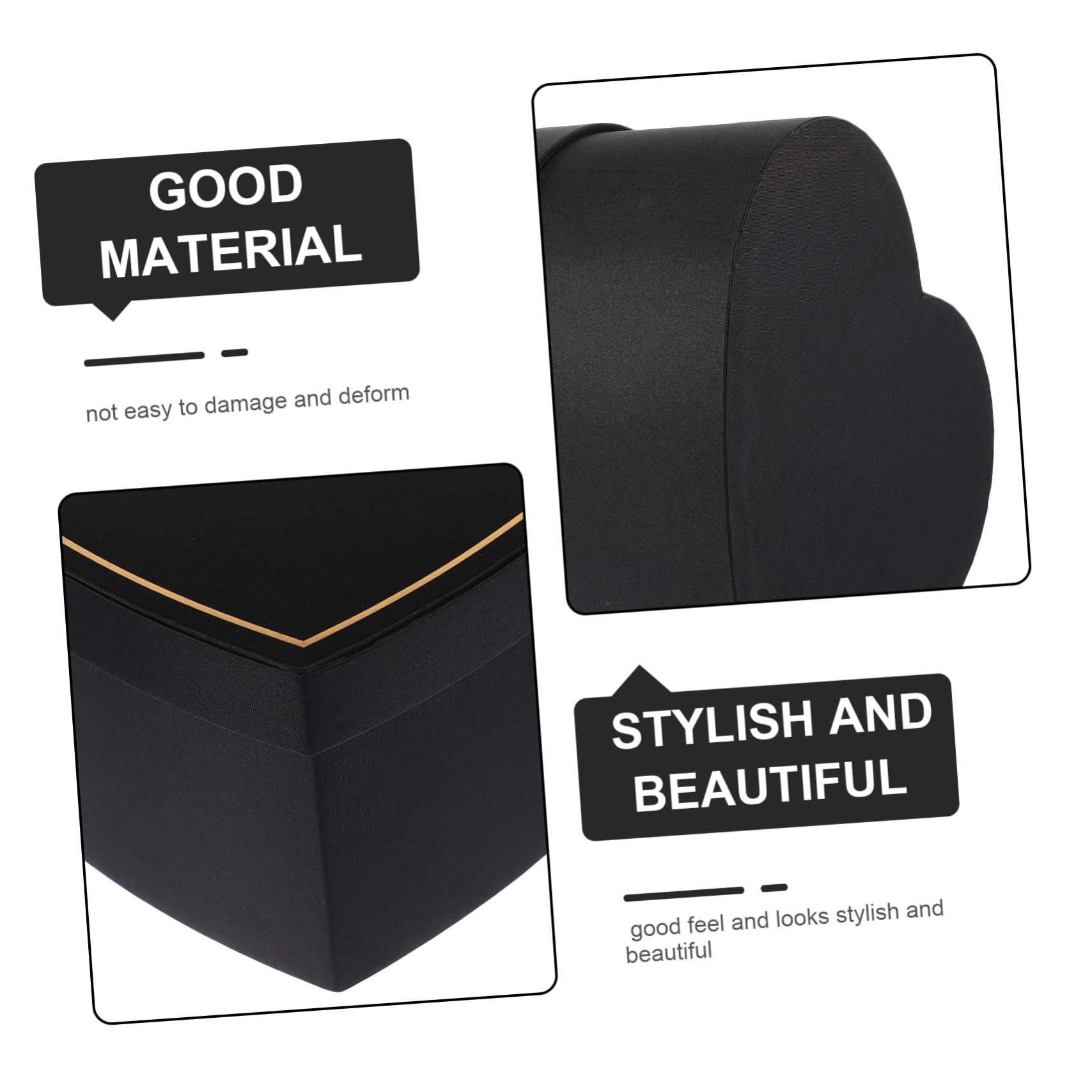 Gadpiparty Herzförmige Geschenkbox Mit Deckel Mittlere Aufbewahrungsbox Aus Stabilem Material Schwarz Für Gastgeschenke Süßigkeiten Und Blumenarrangements Bei Hochzeiten Und Feiern