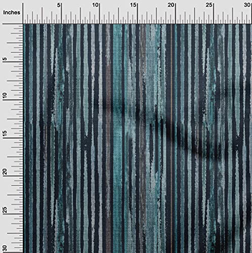 Luxurious Dark Teal Green Cotton Poplin Striped Fabric – Ideal for Sewing & Crafting, 56 Inches Wide, Pristine Quality by the Yard 4 Luxurious Dark Teal Green Cotton Poplin Striped Fabric – Ideal for Sewing & Crafting, 56 Inches Wide, Pristine Quality by the Yard - Image 3