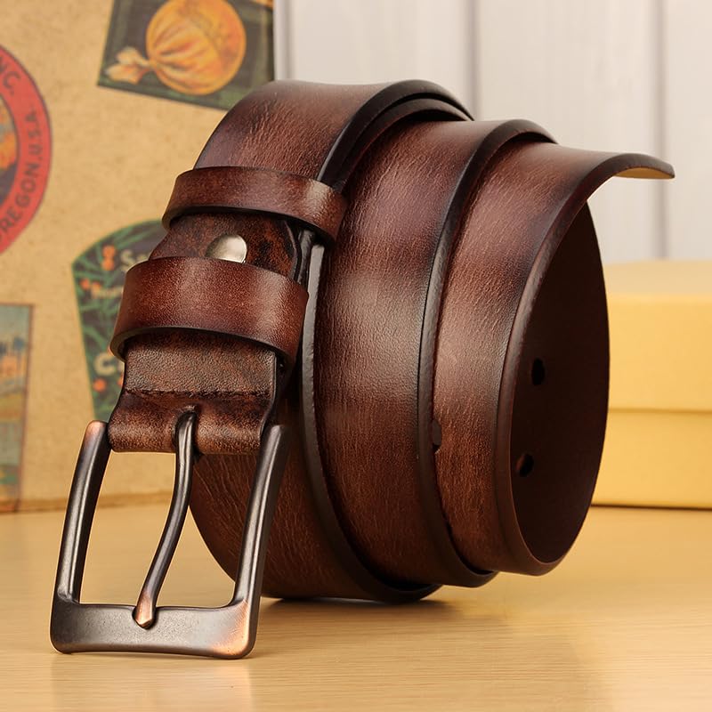 Cowhide Belt for Men Men's Belt Adjustable Belts 105cm,110cm,115cm,120cm,125cm,130cm Retro Belt3
