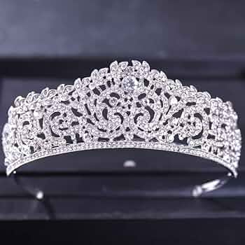 Amazon.com : ZIFENGXUAN Ladies Crown Tiara for Women Costume