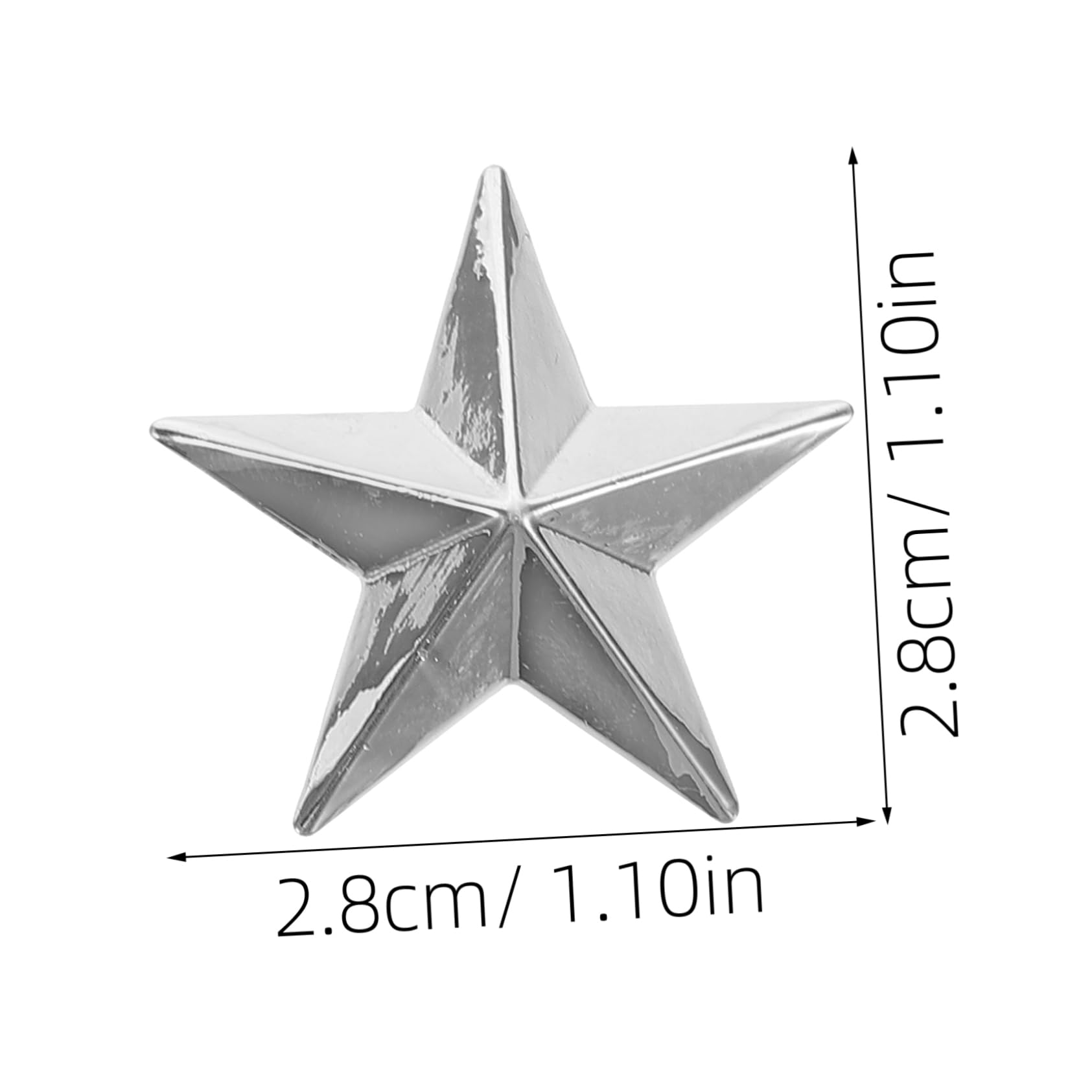 ibasenice Snowboard Pad 10pc Star Studs Grip Pad for Snowboard Traction and Stability