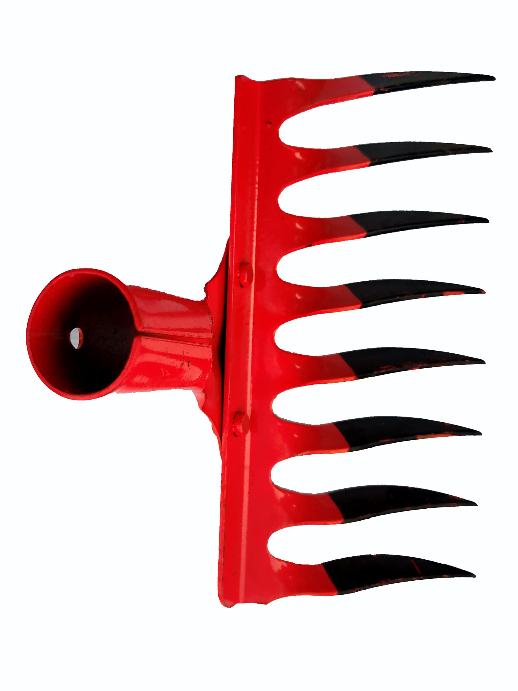 Jai Kisan Engineering™ - 1PC 8 -Teeth Garden Rakes Metal Heavy Duty Rakes for Lawns Hand Rake Garden Tool for Farm Gardening (B0868DK95P) Amazon Price History, Amazon Price Tracker