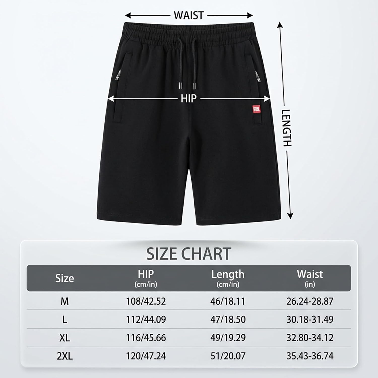Mens Sweat Shorts Athletic Casual Lightweight Elastic Waist Drawstring Bottom with Pockets