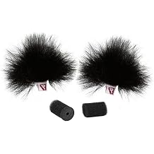 Rycote 065552 Windjammer for Ristretto Lavalier - Black Pack of 2