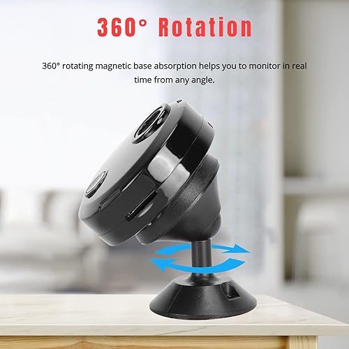 Miniatura 5 de Yunseity Cámara de vigilancia, cámara de seguridad 1080P con base giratoria de 360 grados, cámara de monitor para interior y exterior, monitoreo en