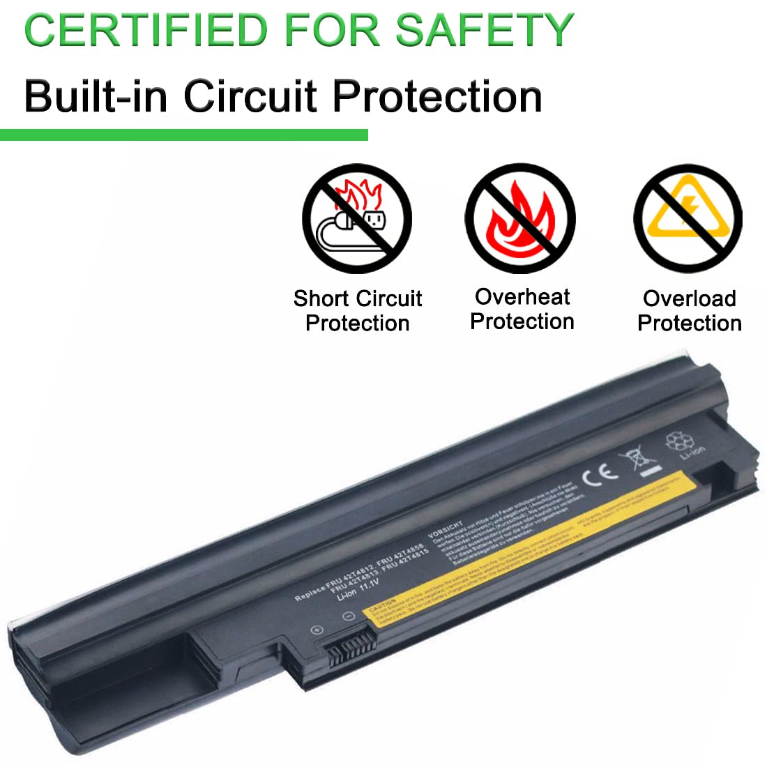 Batteria 11.1V Per ThinkPad Edge 13 E30/E31 – 5200mAh, 6 Celle, Nuova