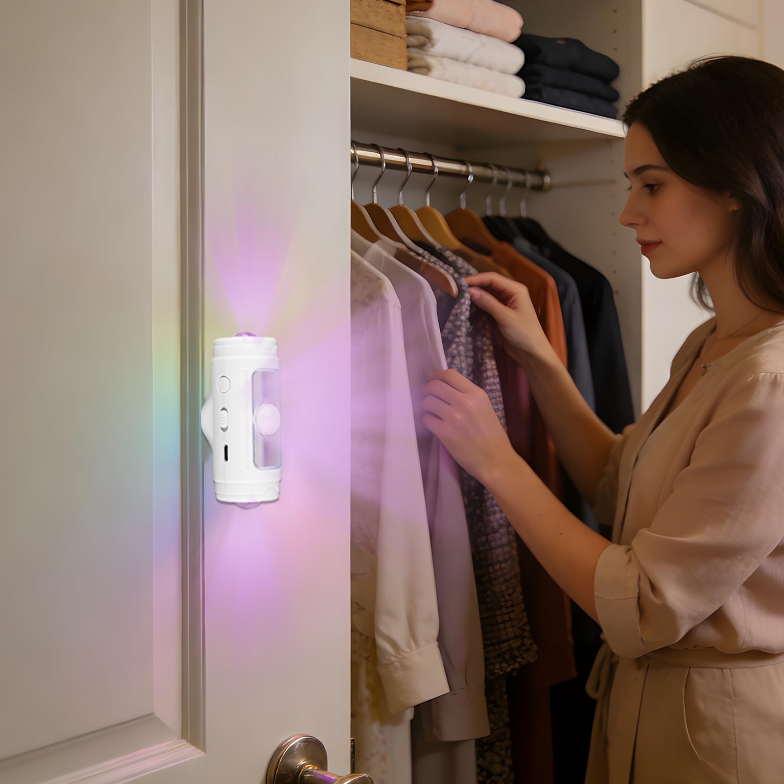 Generico Luce a sensore di movimento per interni LED Regolabile con Sensore