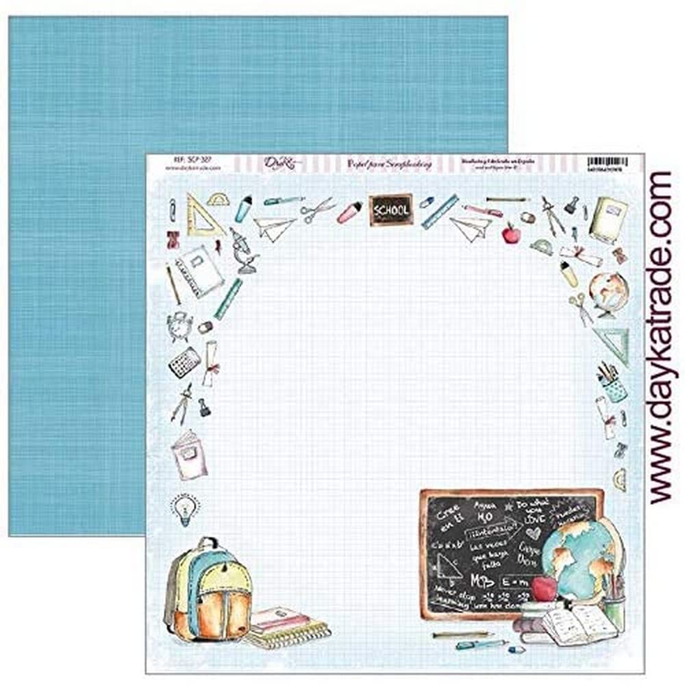 DAYKA Scrapbooking, Blanco, Regular