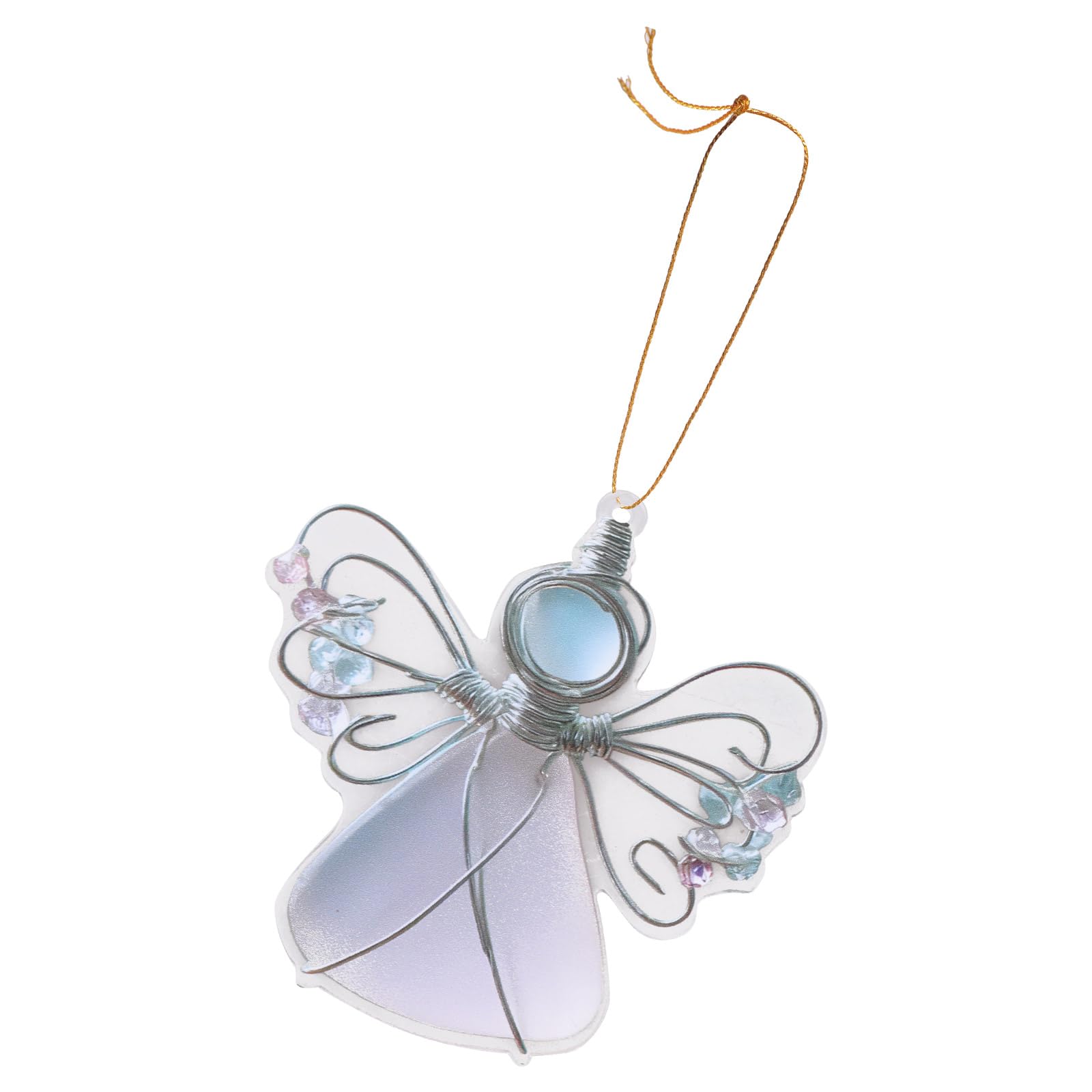Kalttoy A Coastal Ngelic Hanging Decors 2D Flat Crylic Pendant Ornament For Holiday Christmas Tree Nd Beach Theme Homes Styling Christmas Tree Decors