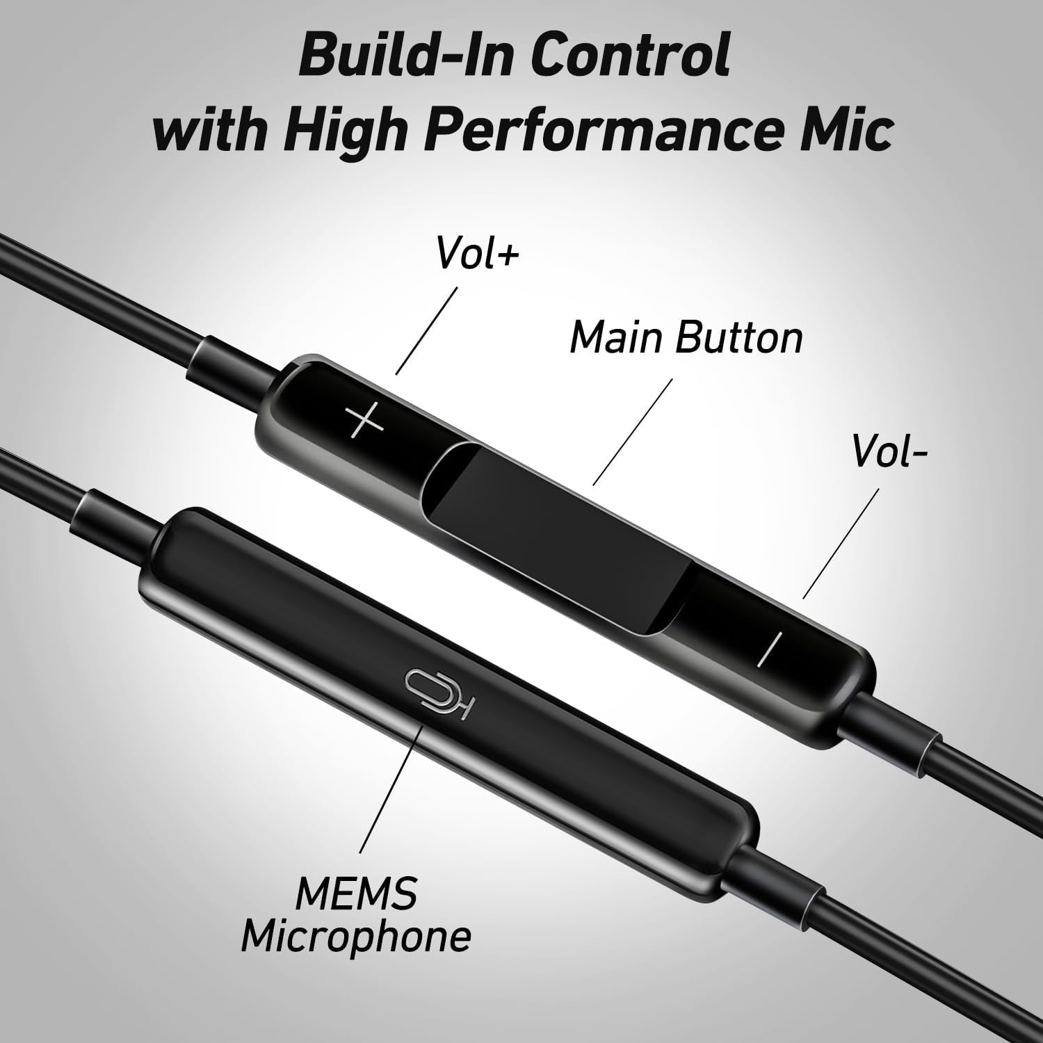 (2Pack) Headphones for iPhone Wired Earbuds with Lightning Connector, Earphones with Mic Volume Control HiFi Stereo Noise Cancelling, Ear Buds for iPhone 14/13/12/11 Pro Max, X/XS/XR, 8/7 Plus — view 3