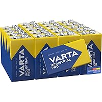 VARTA Industrial Batterie 9V Pacco di Batteria alcaline 6LR61
