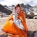 Survive Outdoors Longer 90% Heat Reflective Emergency Blanket - Polyethylene Rescue Blanket - Disaster Preparedness or Outdoor Survival Kit - Waterproof & Windproof - 56