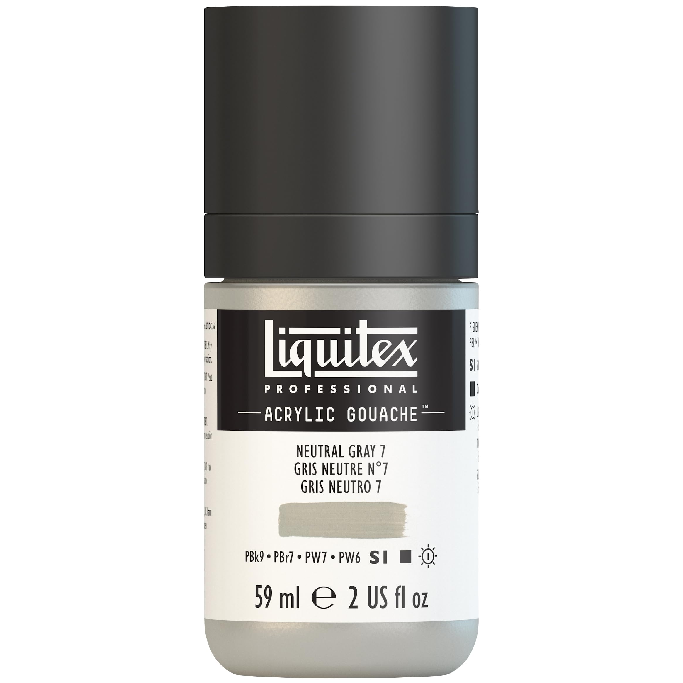 Liquitex Gouache Professional NEUTRL Gry, Acrylic, Neutral Grey 7, 59 ml (Pack of 1)