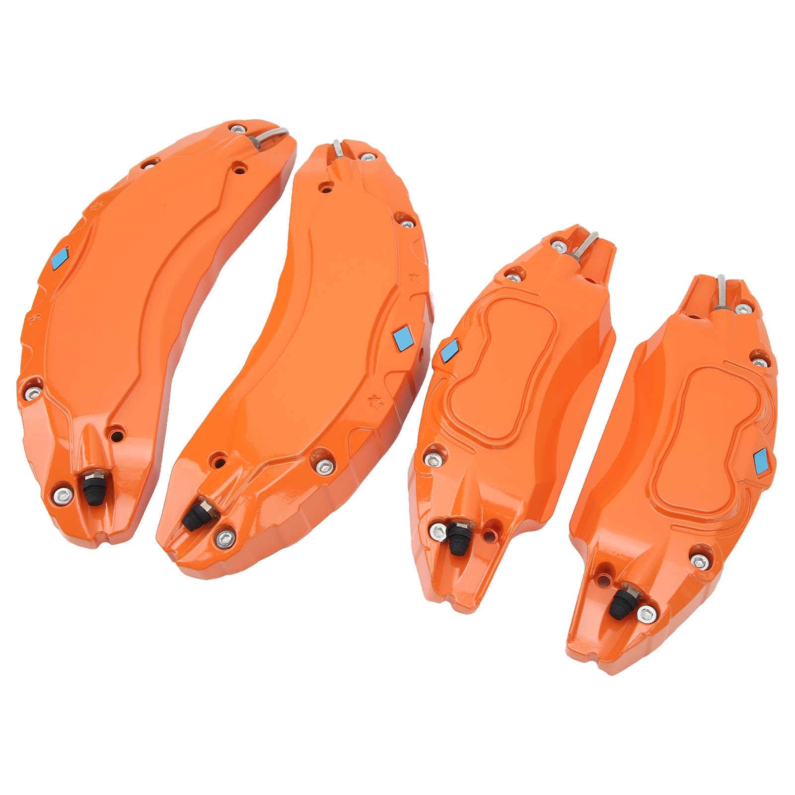Generic Osłony Zacisków Piasty Koła Samochodowego pasują do Modelu 3 18 Cali 19 Cali-stylowa Osłona Zacisku Hamulca do Sportowej Jazdy (ORANGE)