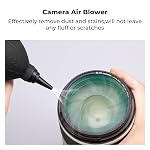 K&F CONCEPT 15-in-1 Kit de nettoyage de caméra avec Air Blowing, stylo*1, vêtements*2, souffleur de poussière d'objectif, liquide de nettoyage 15ml* Wipes de nettoyage*10 DSLR Kit de nettoyage d'objectifs de filtre de caméra