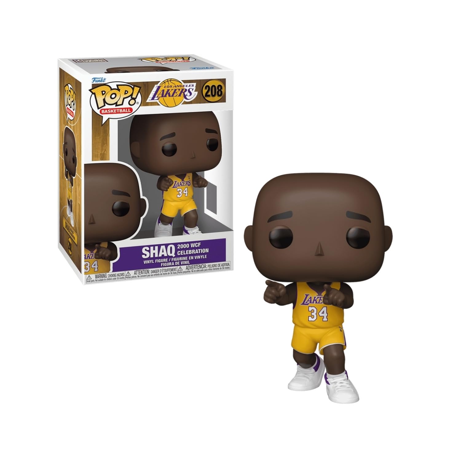 Candide, Boneco, Funko POP! Shaq ('00 WCF), NBA Lakers - 10 cm