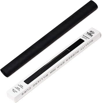 TigerProducts Tiger Real Rubber Billiard Pool Cue Hand Grip Wrap Black