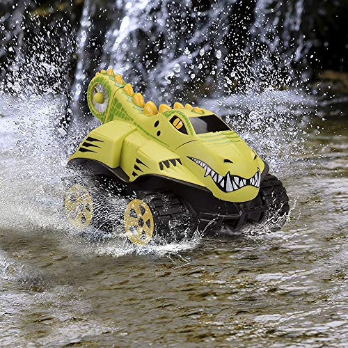 image for Kid Galaxy Amphibious RC Car Mega Morphibians Crocodile. All Terrain R