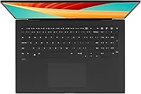 Vista 8 de LG gram - Computadora portátil WQXGA de 17", Intel Core i5-1340P 1.9GHz, 8 GB de RAM, SSD de 512 GB, Windows 11 Pro, gris carbón