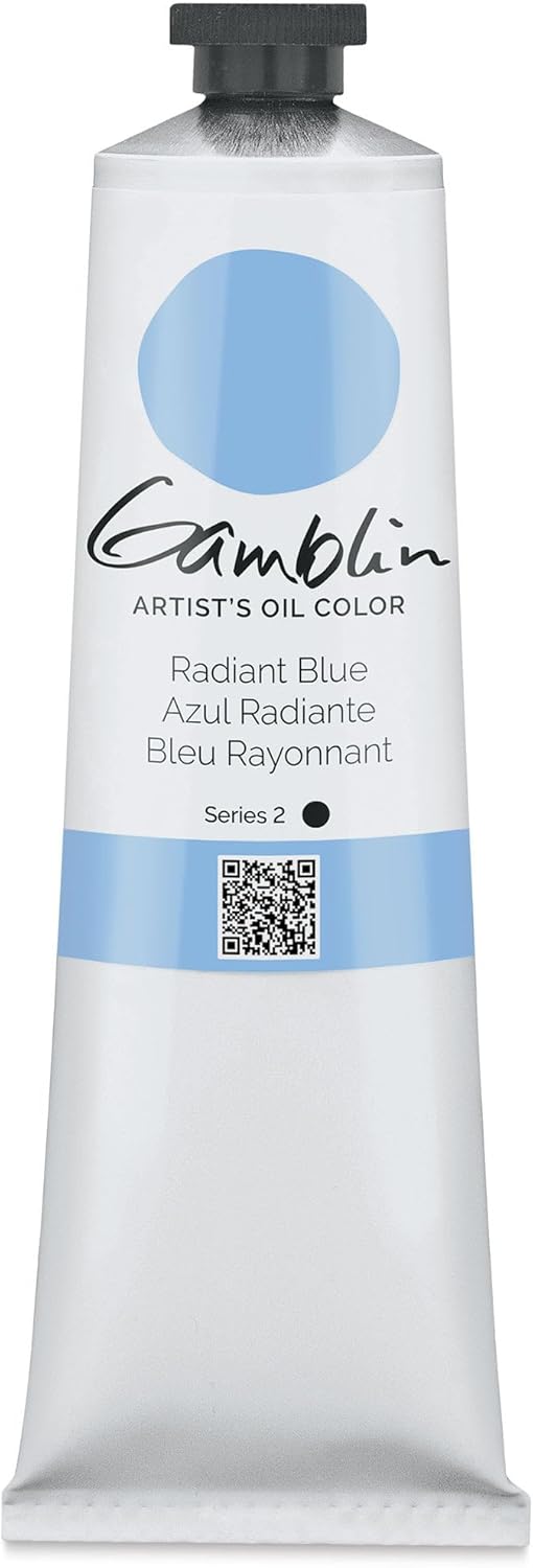 Gamblin Artist Oil Color - Radiant Blue - 150 ml Tube