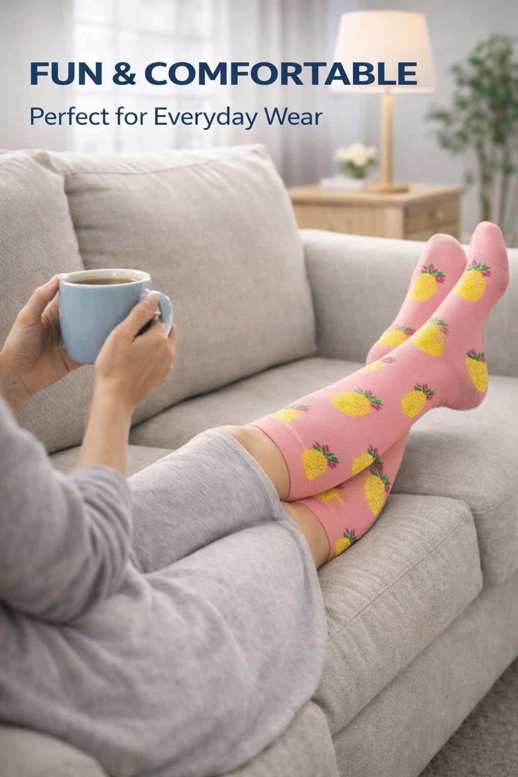 5 pares de calcetines de compresión antibacterianos de cobre para hombre y mujer, calcetines de tobillo para atletismo y viajes