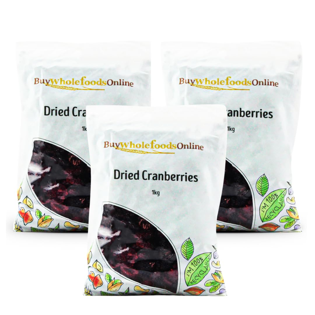 Dried Cranberries 3kg (BWFO)