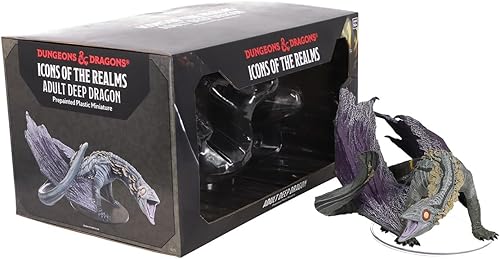 WizKids D&D Icons of the Realms Miniaturas prepintadas de dragón profundo para adultos