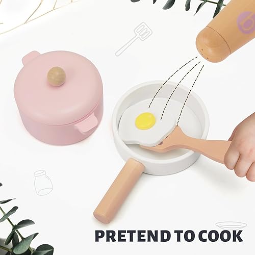 Miniatura 6 de Frogprin Juego de accesorios de cocina (juego de cena de madera)