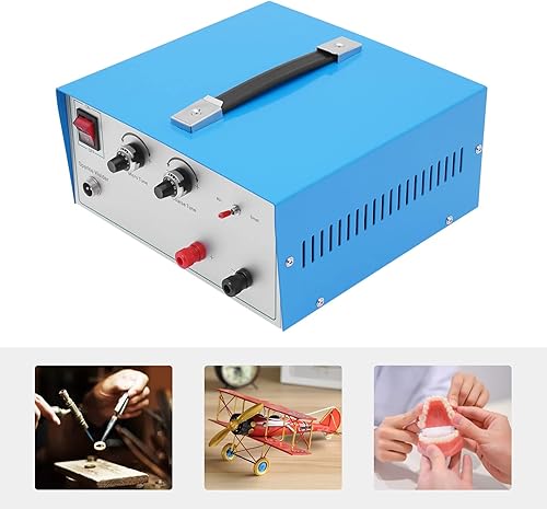 Miniatura 2 de Soldador por puntos de joyería 80A, máquina de soldadura por puntos portátil de mano, equipo eléctrico de soldadura por puntos de 600 W, máquina de