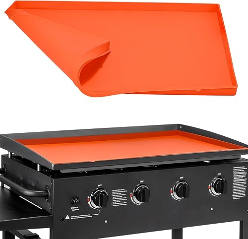 Blackstone - Alfombrilla de silicona para parrilla Blackstone de 36 pulgadas, cubierta superior de silicona de grado alimenticio resistente,