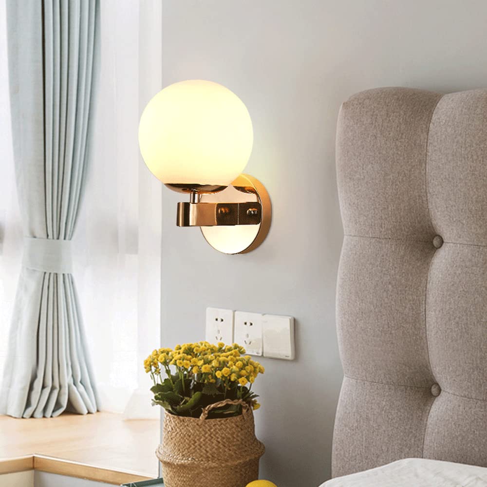 Lámpara de pared del cuerpo de la pared de la pared de la pared de la pared de una sola cabeza, accesorios de iluminación E27 de decoración interiores para la sala de estudio de la sala de estudio