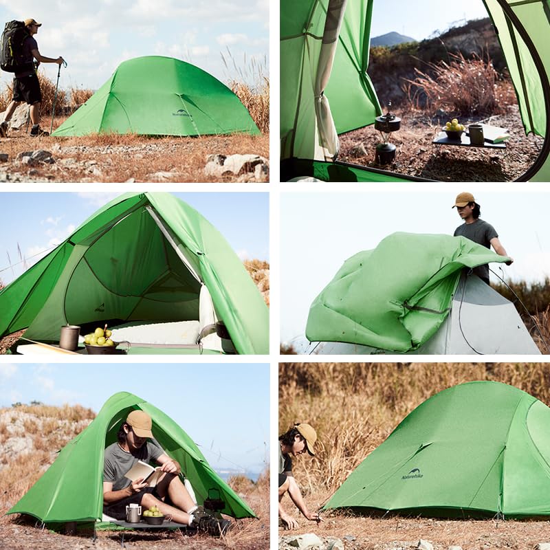 Carpa Naturehike para 1 o 2 personas, 3 estaciones miniatura 7