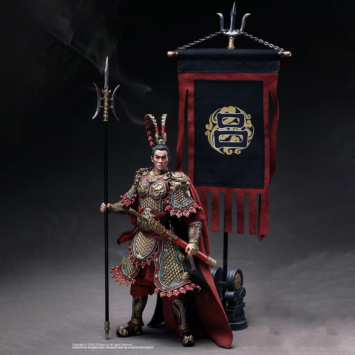 Amazon.co.jp: HiPlay 303TOYS 掌中三国 飛将 呂布 奉先 豪華騎馬旗