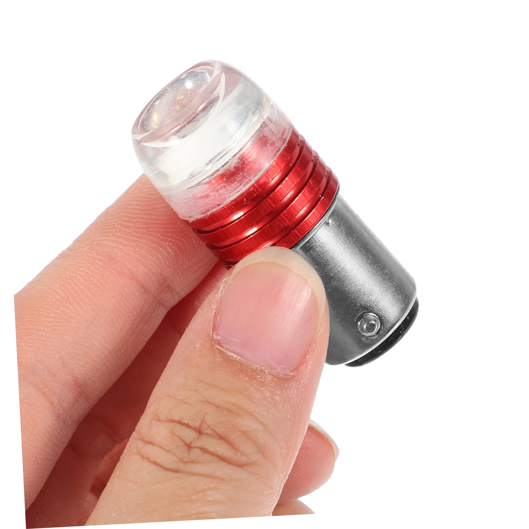 Bombillas LED Traseras Rojas para Motocicleta Eléctrica 12v 3w, Aleación de Aluminio y Vidrio, Excelente Visibilidad y Rendimiento Fiable, Paquete de 2 Unidades