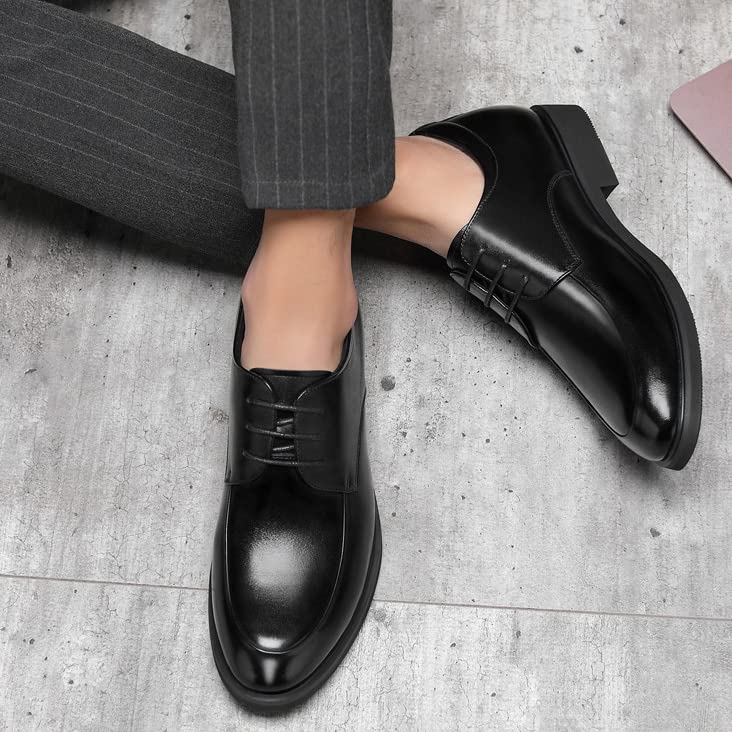 Men's Invisible Height Increasing Office Uniform Shoes Height Boost Business Oxfords Comfort Wedding Shoes3