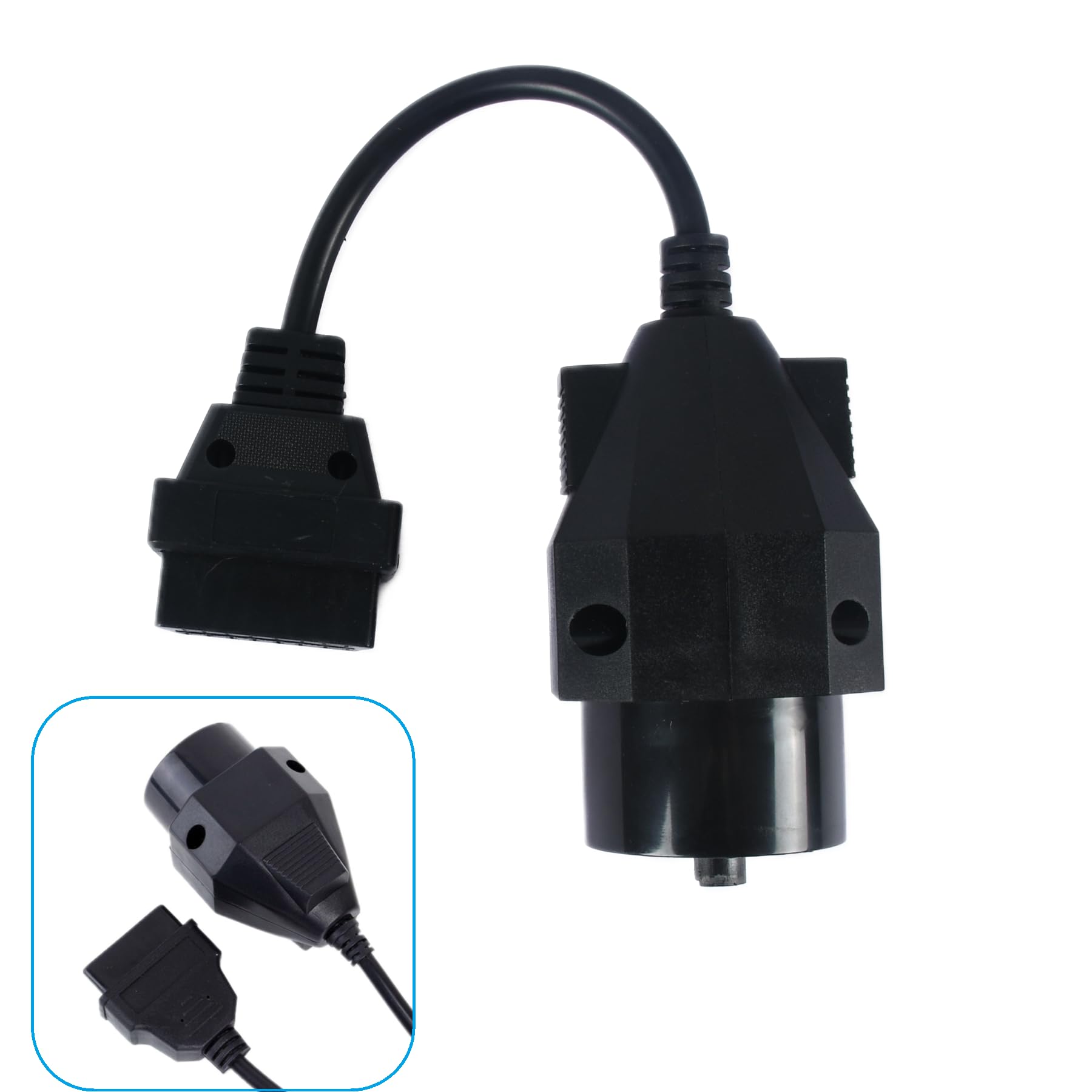 20PIN 20-pinowy do 16PIN OBD2 kompatybilny z BMW OBD E28 E30 E34 E36 E38 E39 E46 E53 kabel adaptera złącza