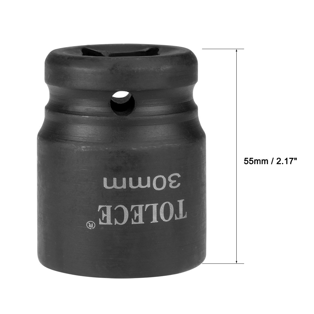 Neilsen 30mm 3/4-Inch Drive Standard Shallow Impact Socket – Metric Single
