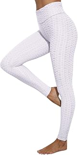 Amazon.it: Bianco - Leggings / Abbigliamento sportivo: Abbigliamento