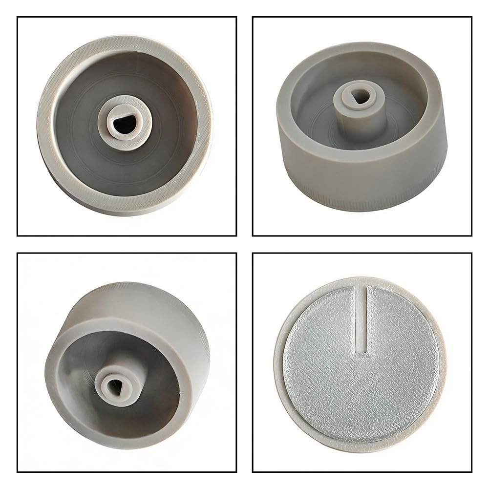 Pokrętło kuchenka gazowa W10506367 3021019 metal biały