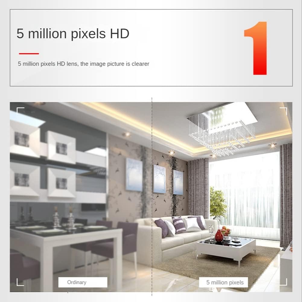 ZHONGHE 5MP USB Camera Module 160 Degree Wide Angle OV5640 2592X1944 Focus Free Drive for Security Monitoring