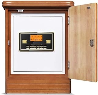 Caja Fuerte Amarilla para Seguro de hogar, con Valor Digital, para Efectivo, roja, Premium, para Oficina, electrónica, con contraseña, antirrobo Integral, Blanca (Color: Amarillo, tamaño: 55 x 43
